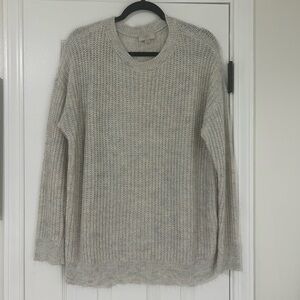 Knit shimmer sweater